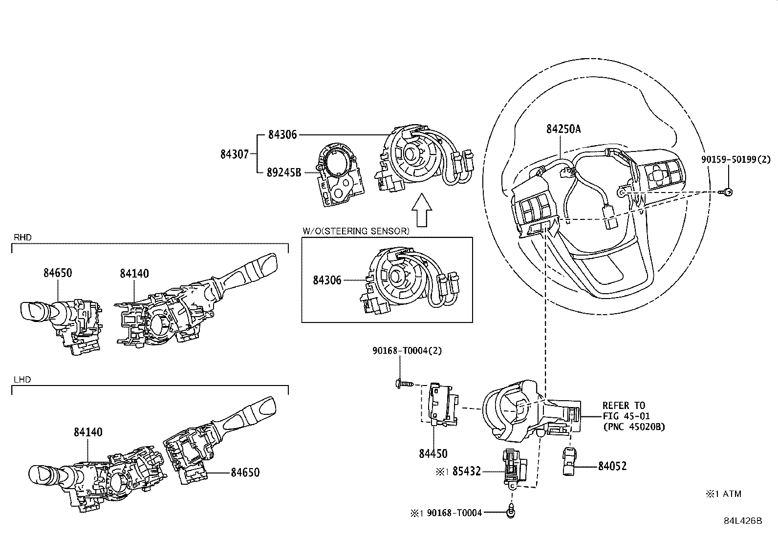 مجموعه سنسورها هایلوکس