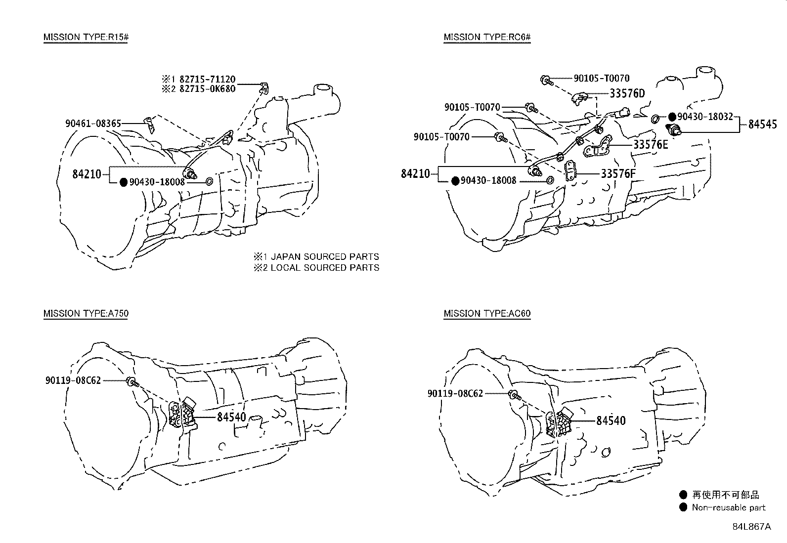 مجموعه سنسورها هایلوکس