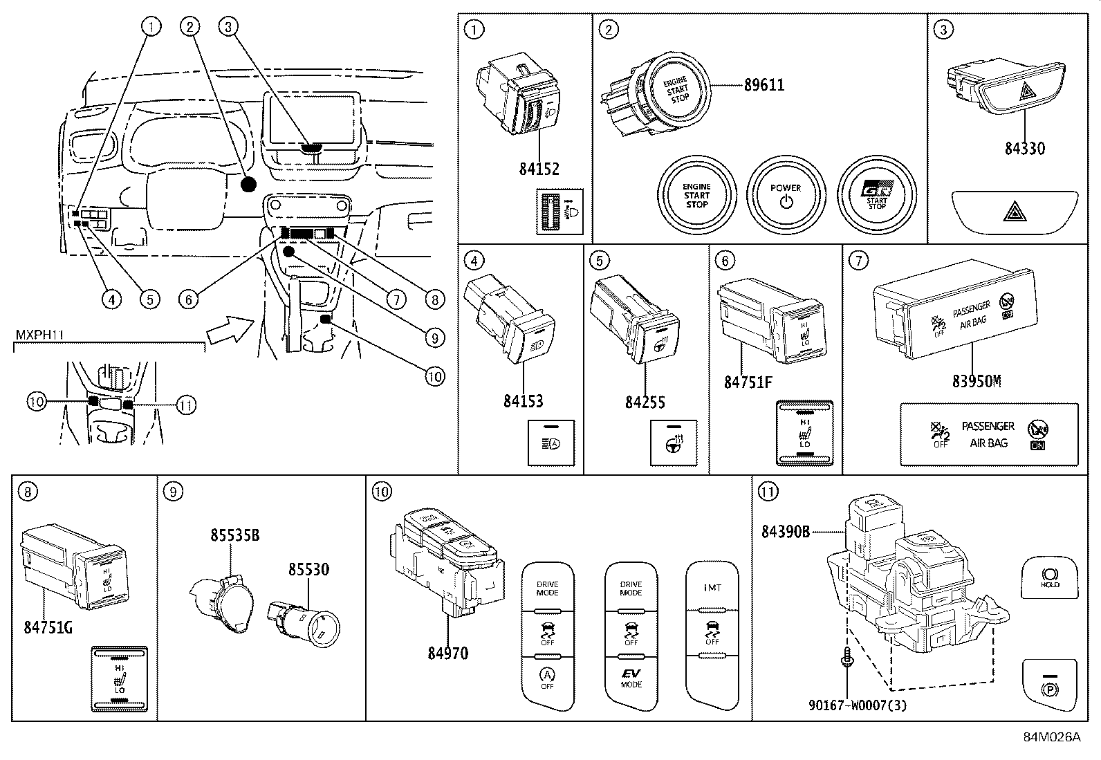 مجموعه سنسورها یاریس