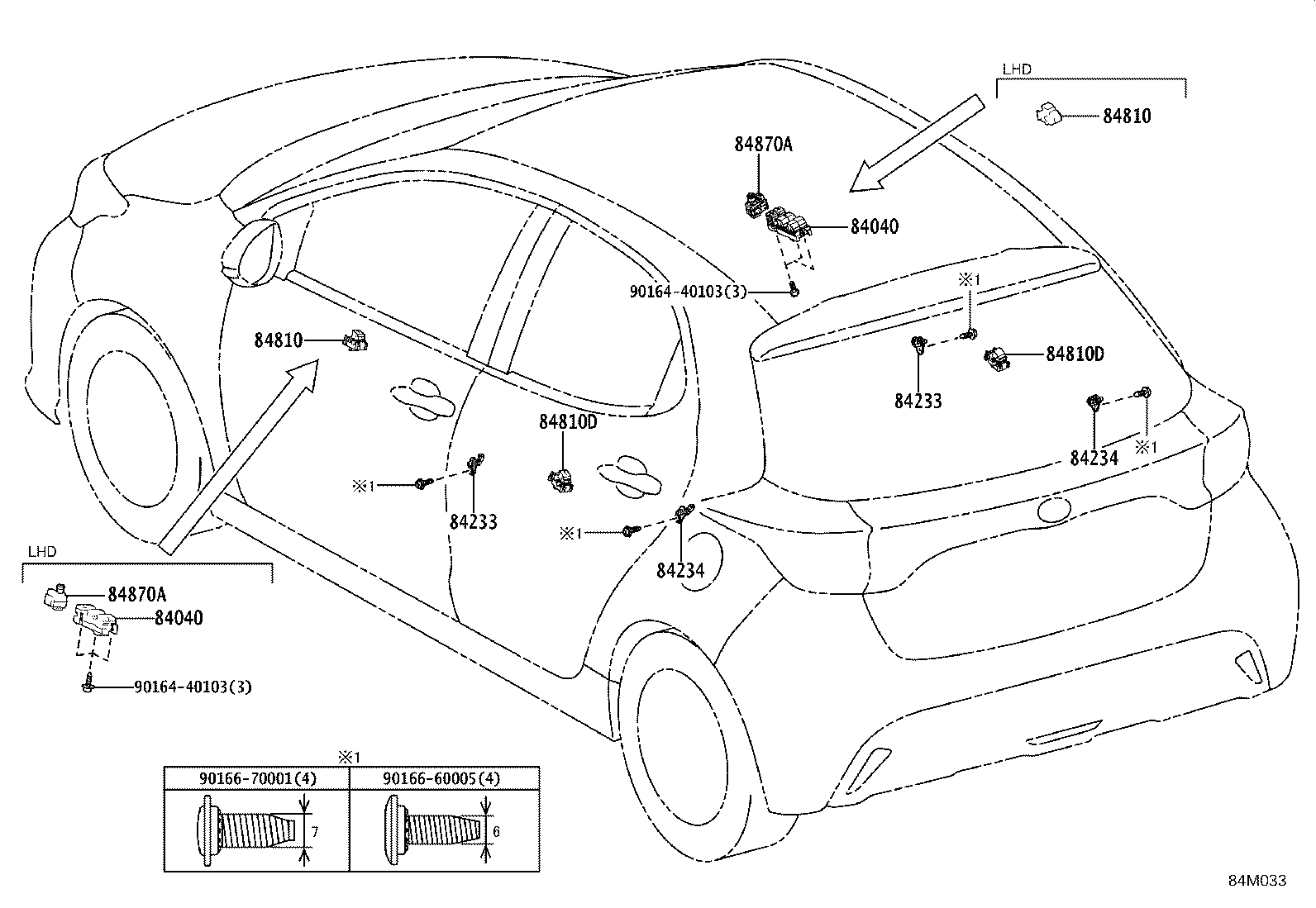 مجموعه سنسورها یاریس