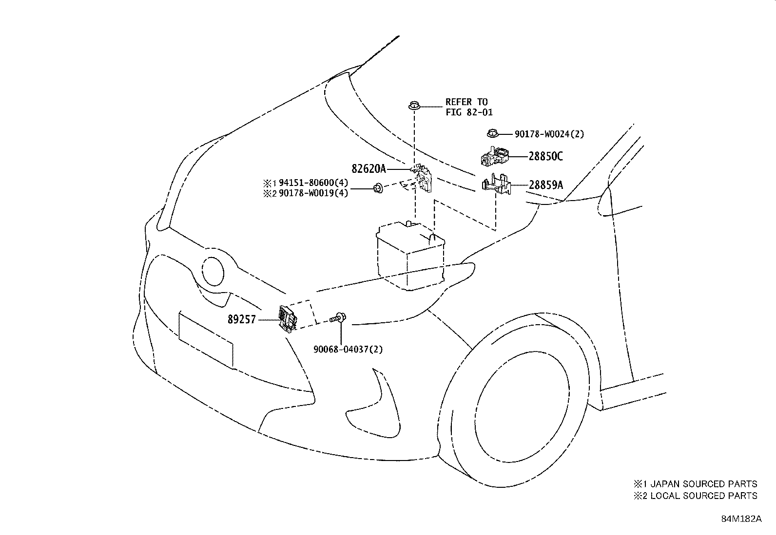 مجموعه سنسورها یاریس