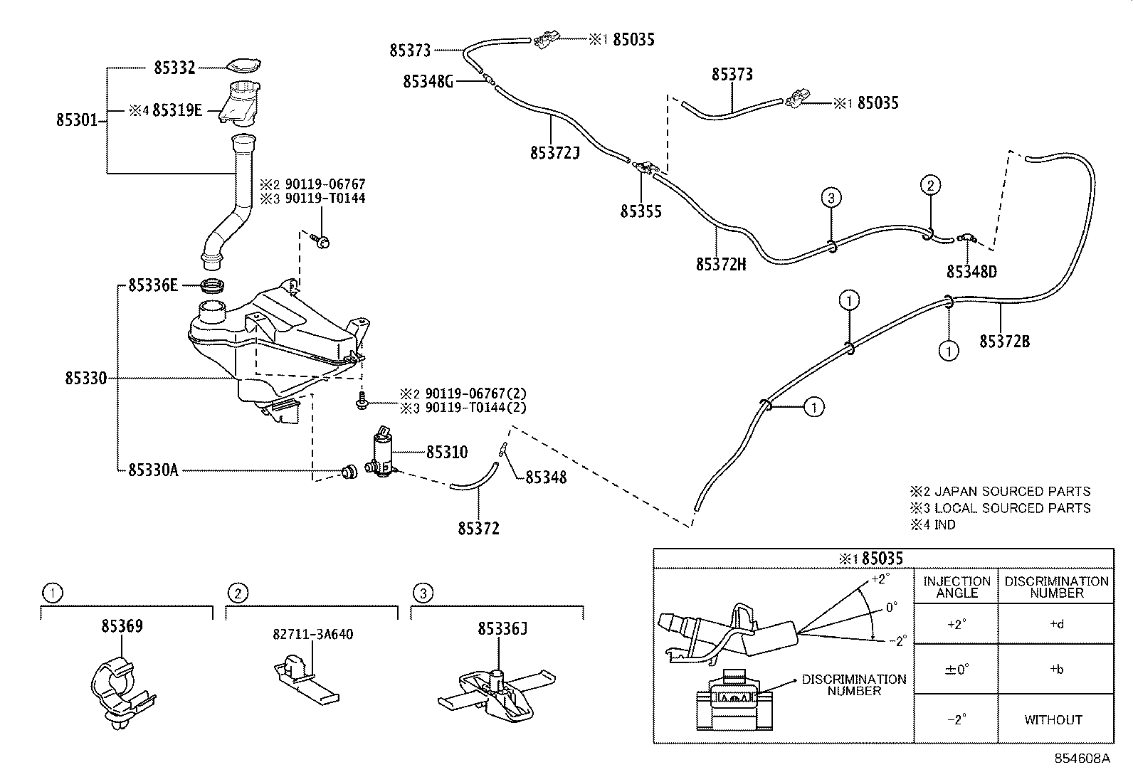 مجموعه شیشه شور جلو فورچنر