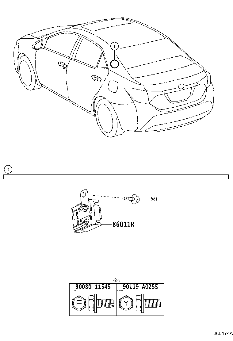 مجموعه ظبط ومانیتور کرولا
