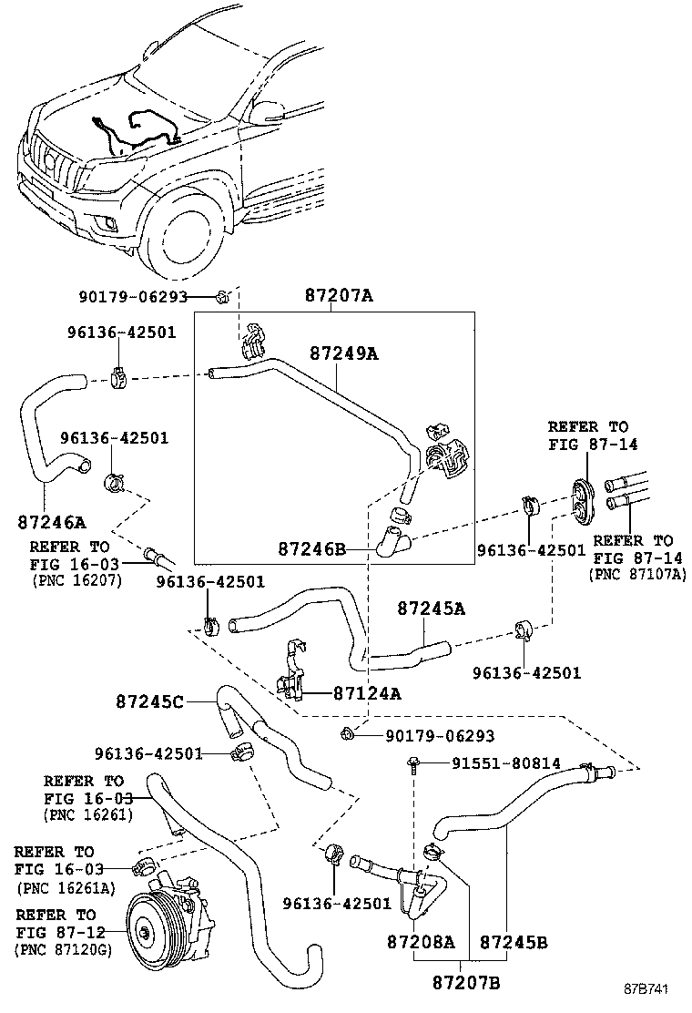 شلنگ های بخاری لندکروزر