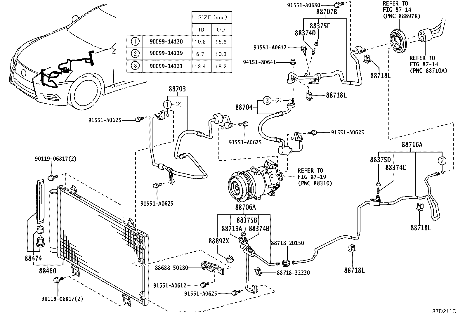 لوله های و رادیاتور کولر LS