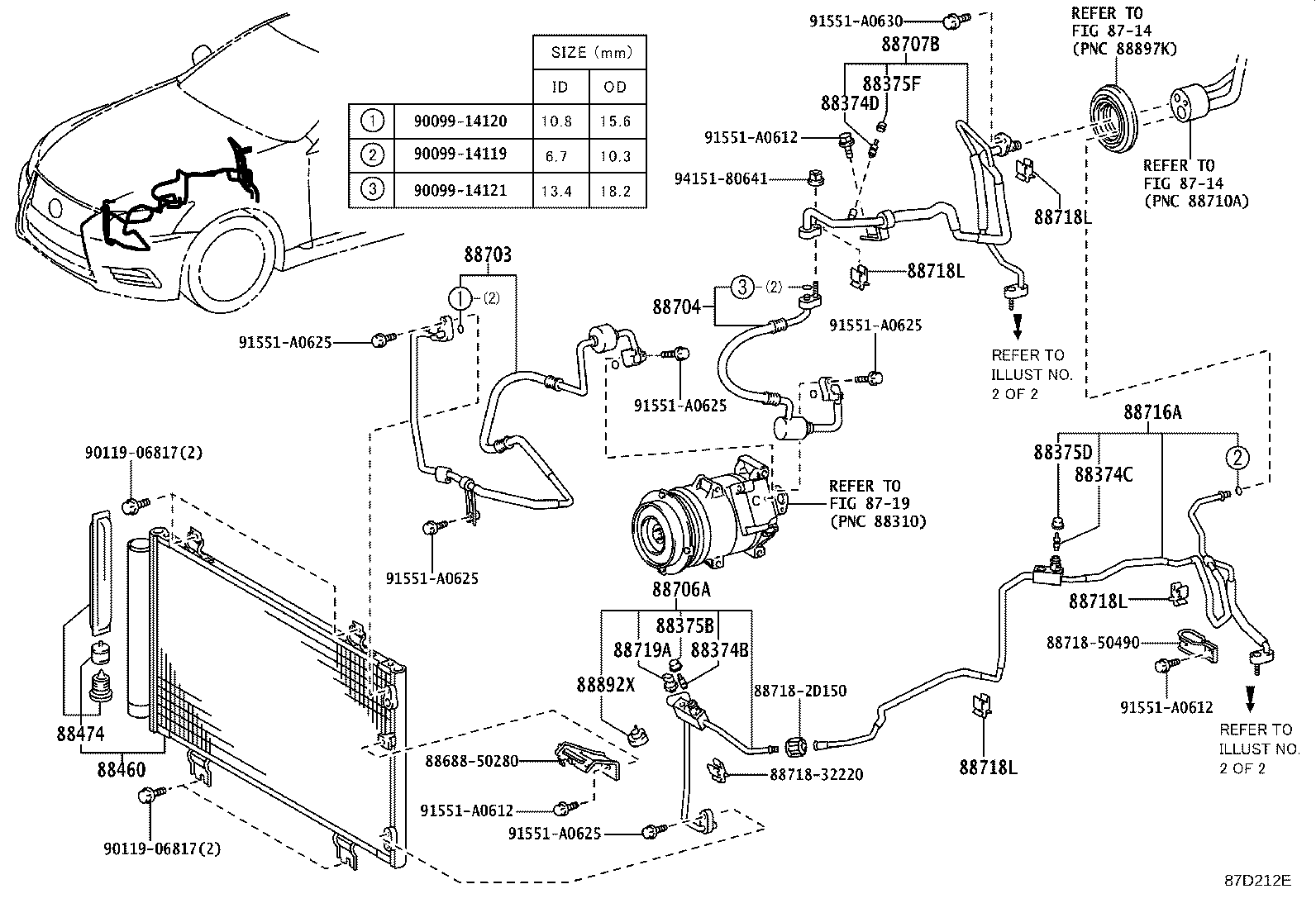 لوله های و رادیاتور کولر LS