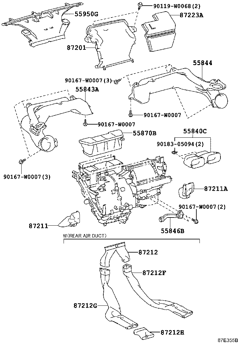 پنل و کلیدهای کولر یاریس