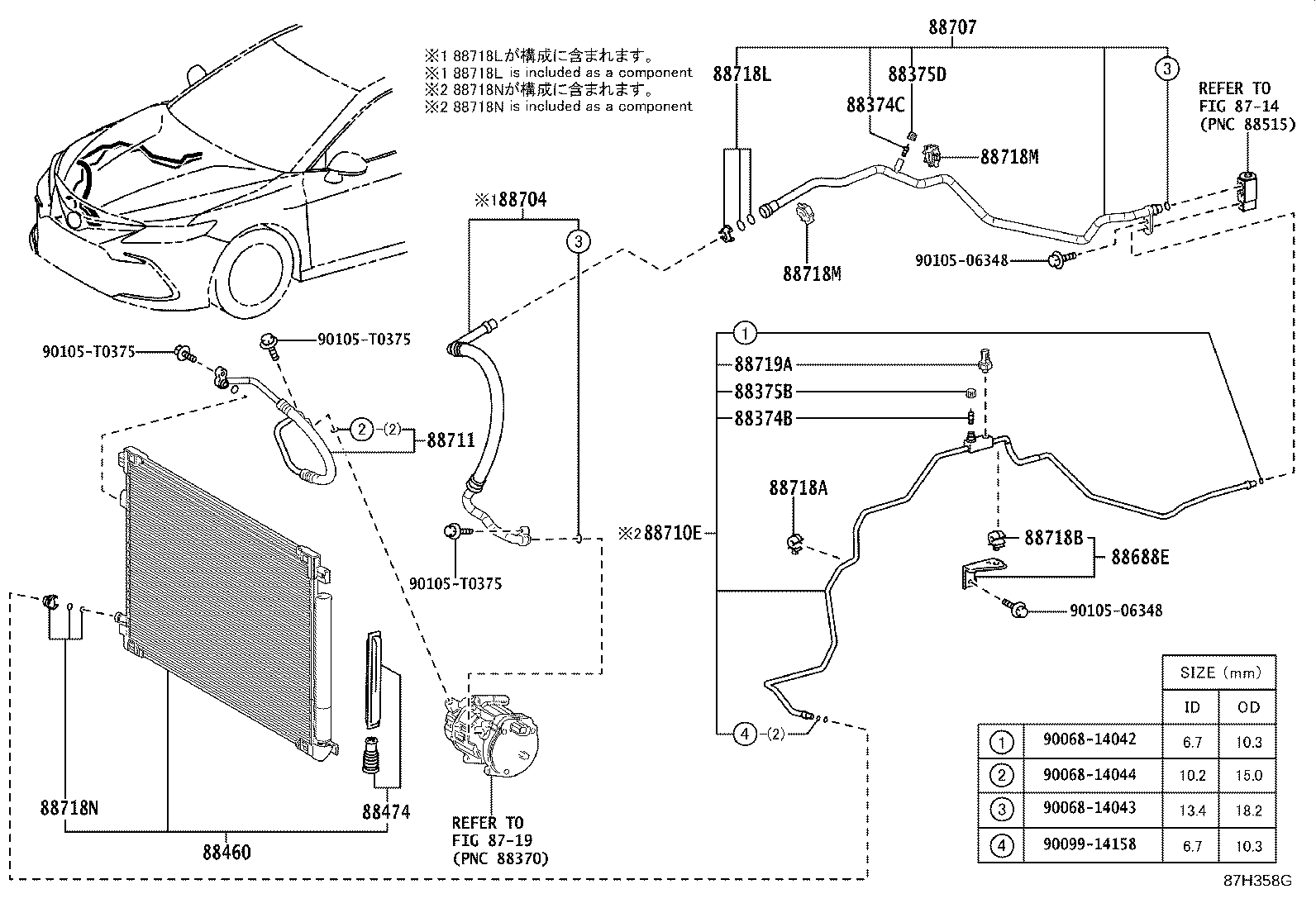 لوله های و رادیاتور کولر کمری