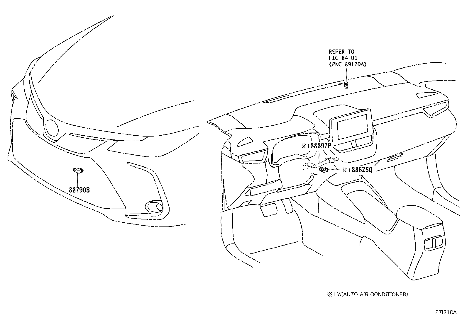 پنل و کلیدهای کولر کرولا