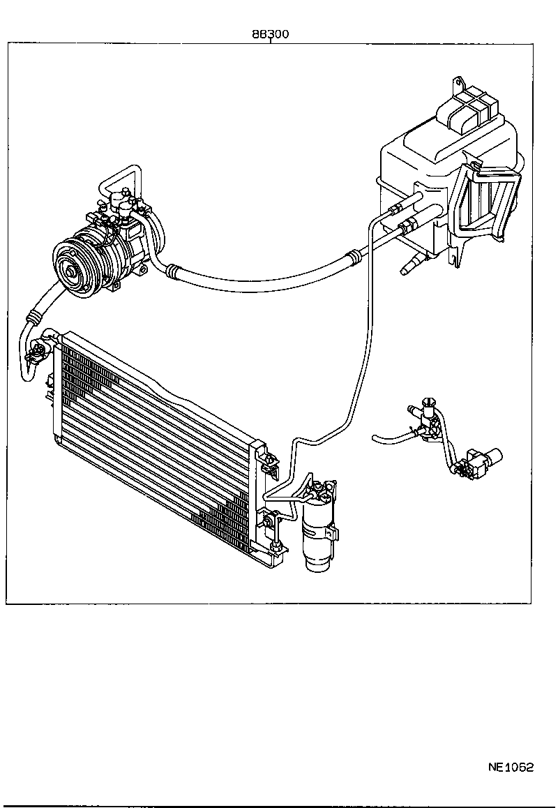 8711:HEATING & AIR CONDITIONING - SET HILUX